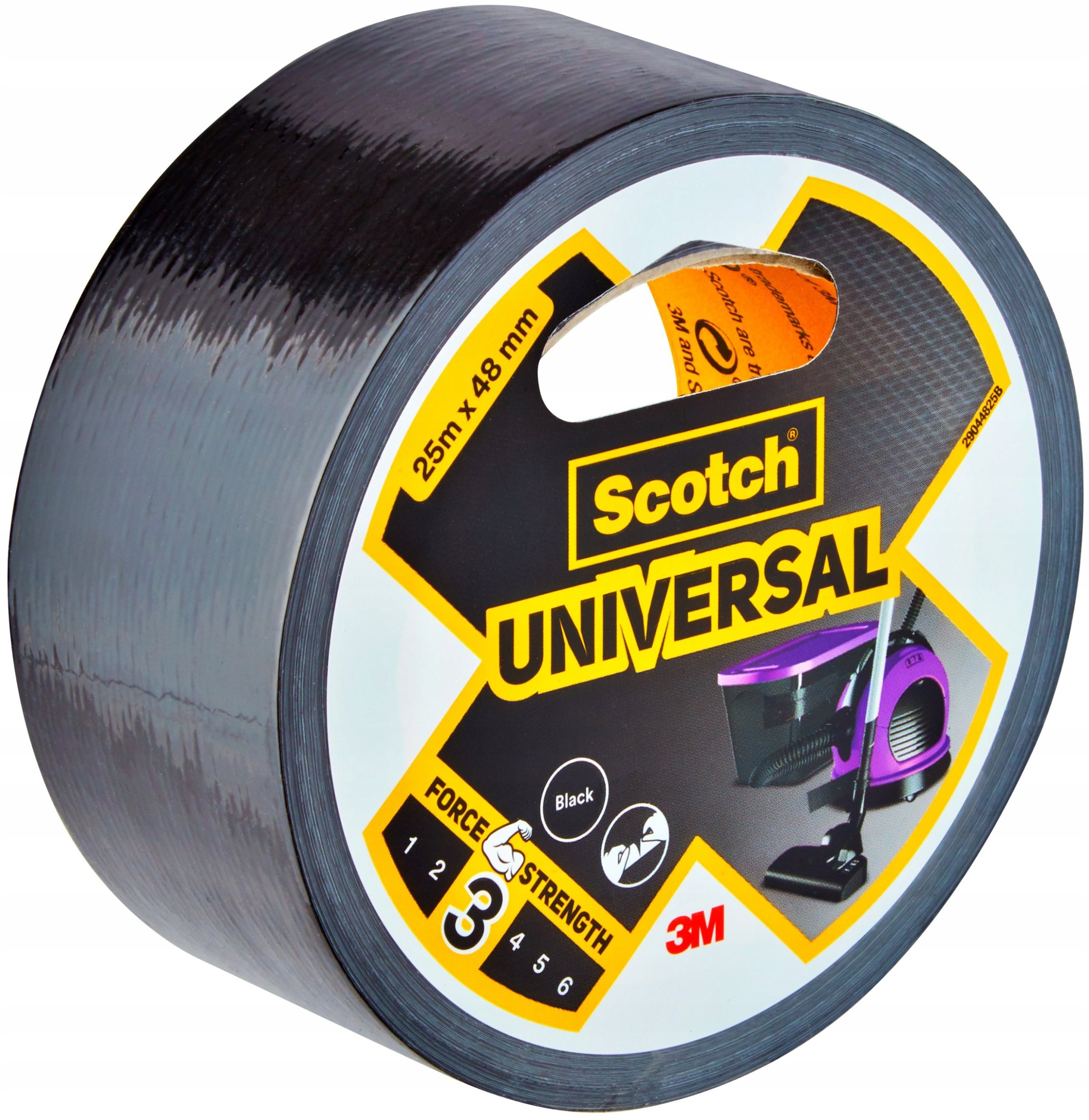 Scotch Gewebekleb. 48mmx25m schwarz