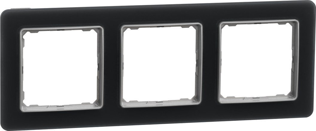 Schneider Electric Sedna Elements, Ramka 3-krotna, szkło przydymione