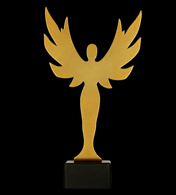 Victoria Sport Trofeum metalowe z marmurową podstawą - Zwycięstwo