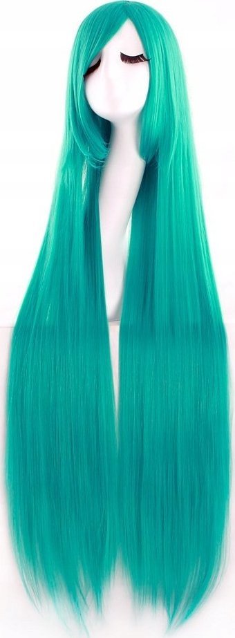 Korbi PERUKA WŁOSY DŁUGIE 100cm MORSKIE NIEBIESKIE W26