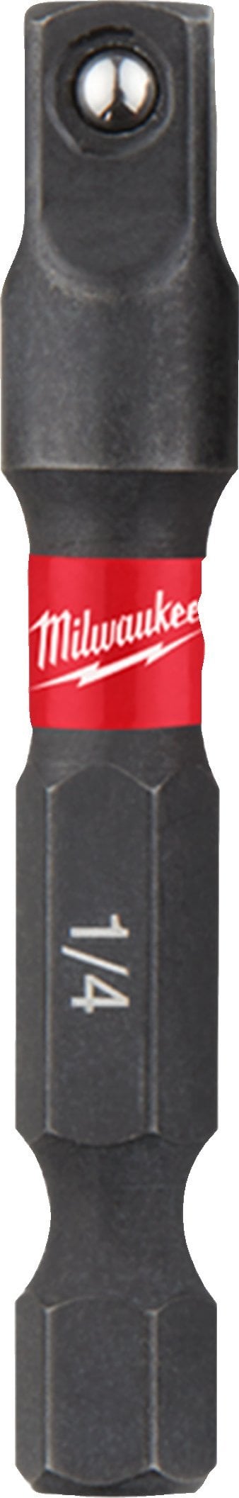 Milwaukee Adapter Milwaukee 4932471826 1/4 hex - 1/4 kwadrat czarny