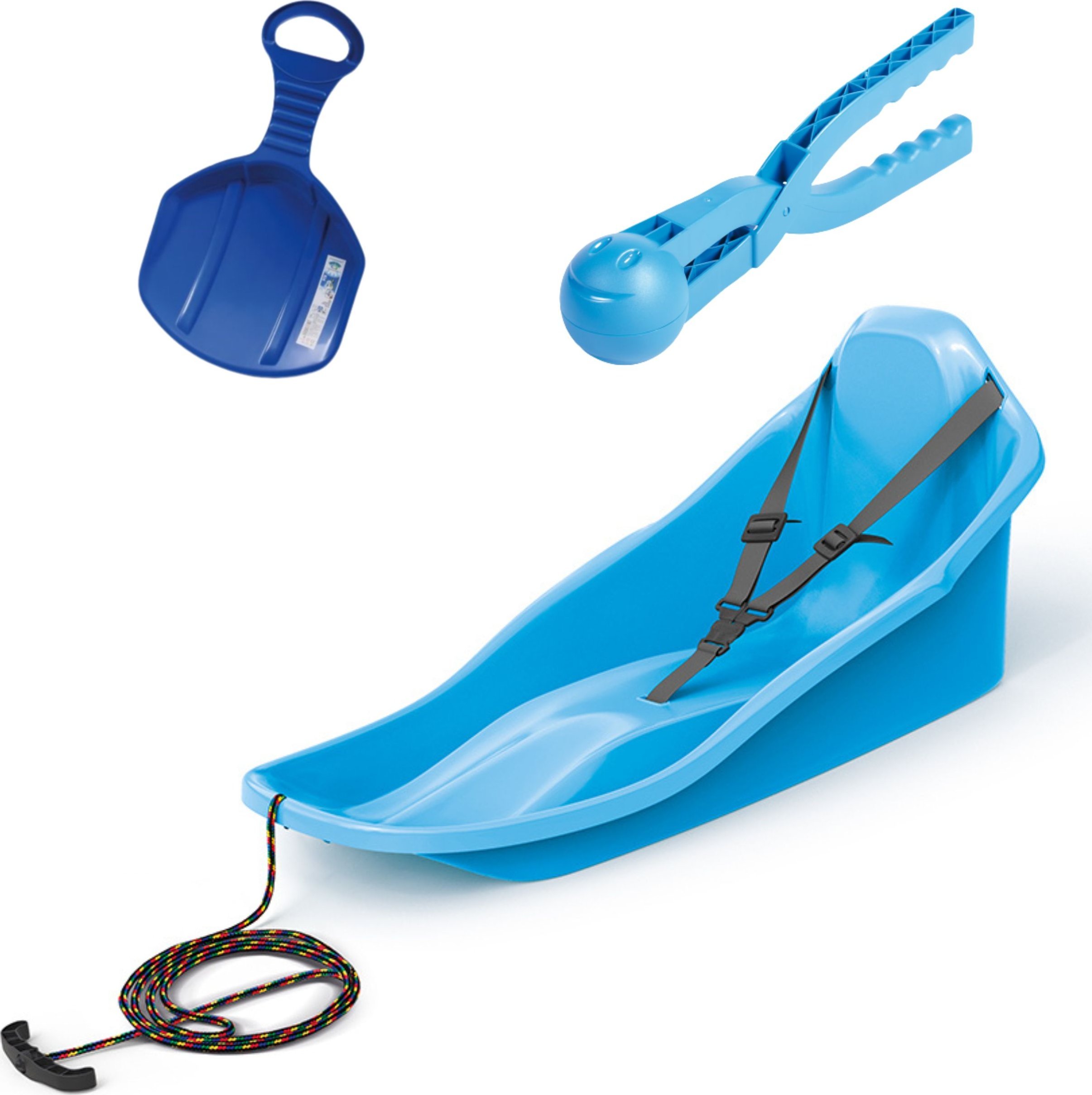 Prosperplast Sanki z oparciem TOPO + Ślizg na zimę + Śnieżkomat