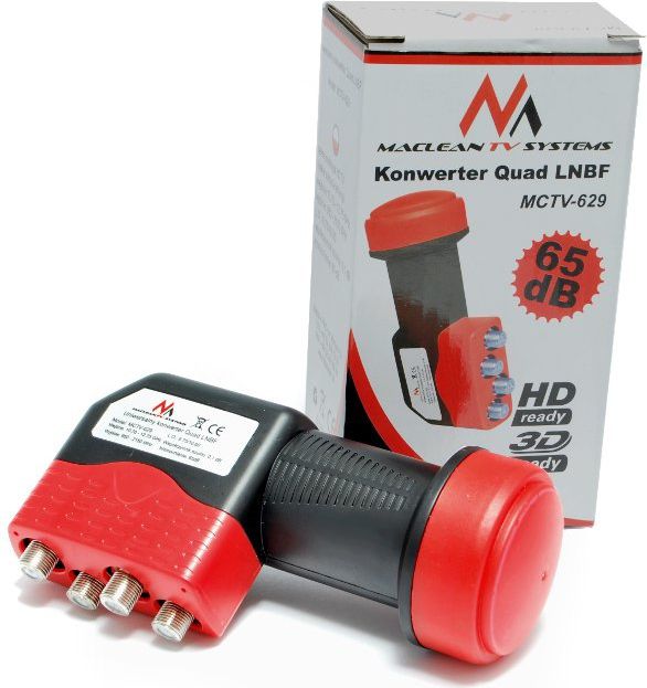 Maclean - Konwerter satelitarny QUAD 65dB MCTV-629