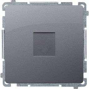 Kontakt-Simon Basic Zaślepka ramki srebrny (BMPS.01/43)