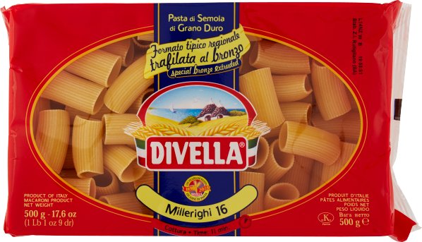 Makaron Formati Speciali Paccheri Rigati 500g - Divella