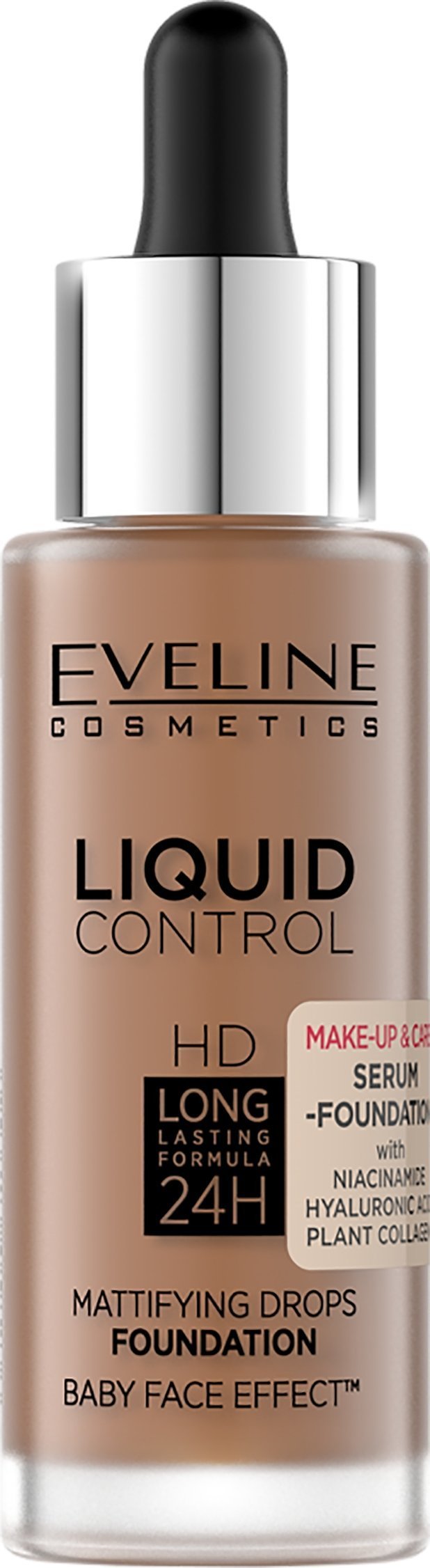 EVELINE_Liquid Control HD podkład do twarzy z dropperem 065 Toffee 32ml