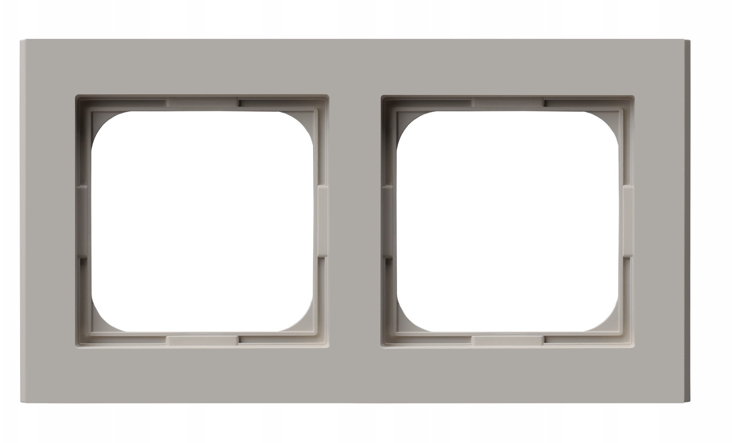 Ramka podwójna Ospel Sonata R-2R/82 kaszmir