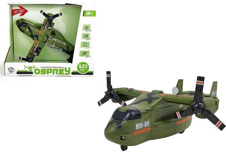 Helikopter wojskowy ze światłem i dźwiękiem