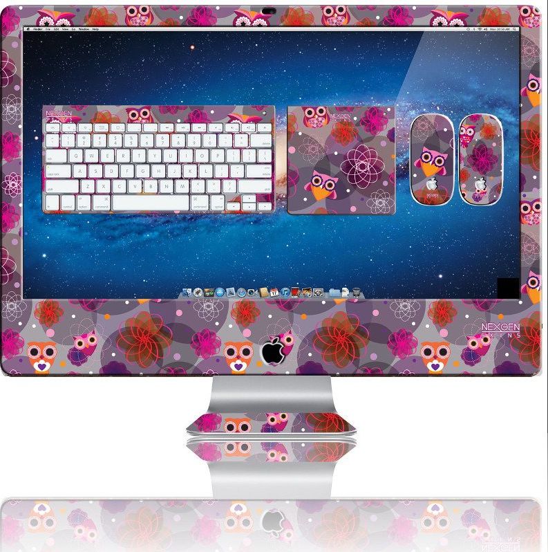 Nexgen Skins Zestaw skórek na obudowę z efektem 3D iMac 27 (Owlettes 3D)