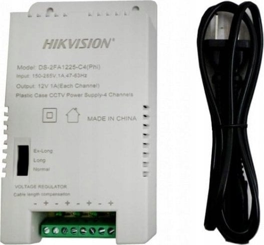 Hikvision Zasilacz 12V/1A DS-2FA1225-C4