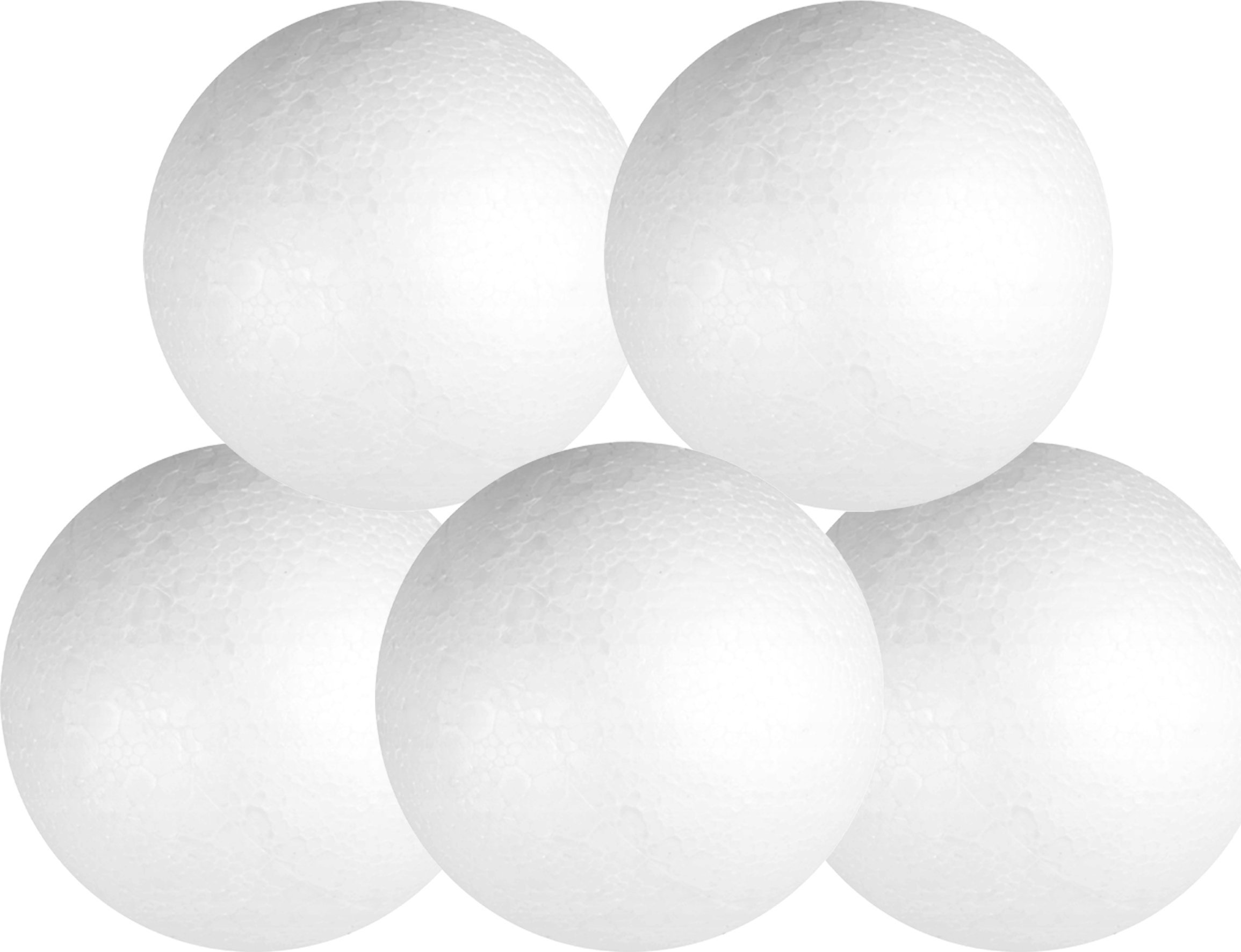 KULE STYROPIANOWE 15cm kulki 5szt STYROPIAN BOMBKI ze styropianu na CHOINKĘ