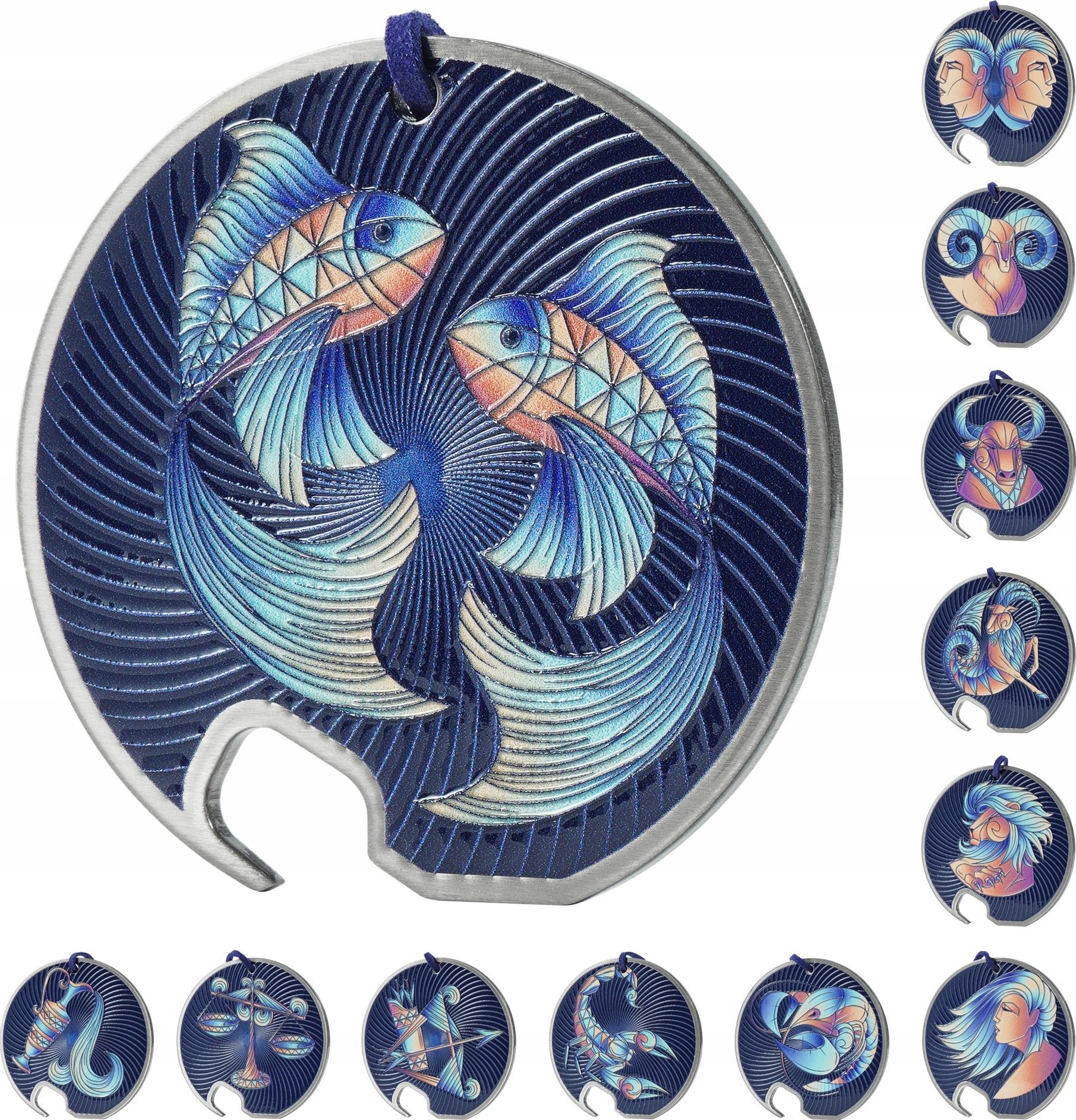 Kadax Otwieracz Stalowy Do Butelek Kapsli Zodiak Ryby