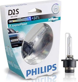 Philips ŻARÓWKA XENONOWA D2S 85V/35W +150% 4800K PHILIPS X-TREMEVISION GEN2