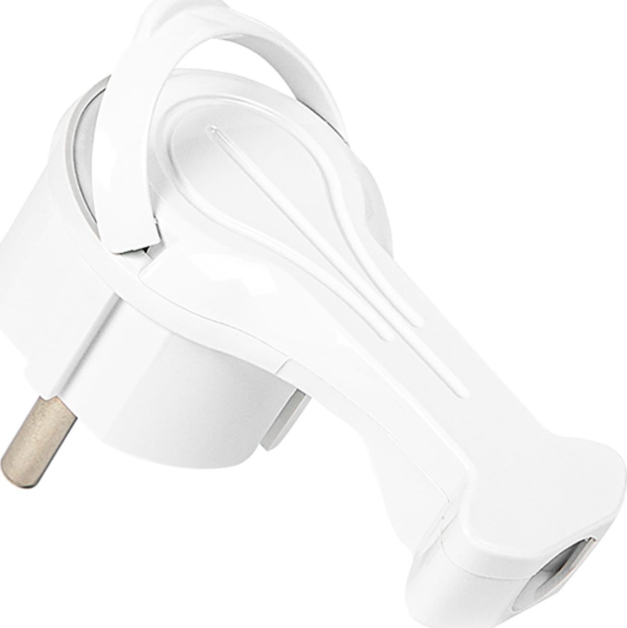 Blow 98-151# Wtyczka wt-16z pr kątowa biała z uchem