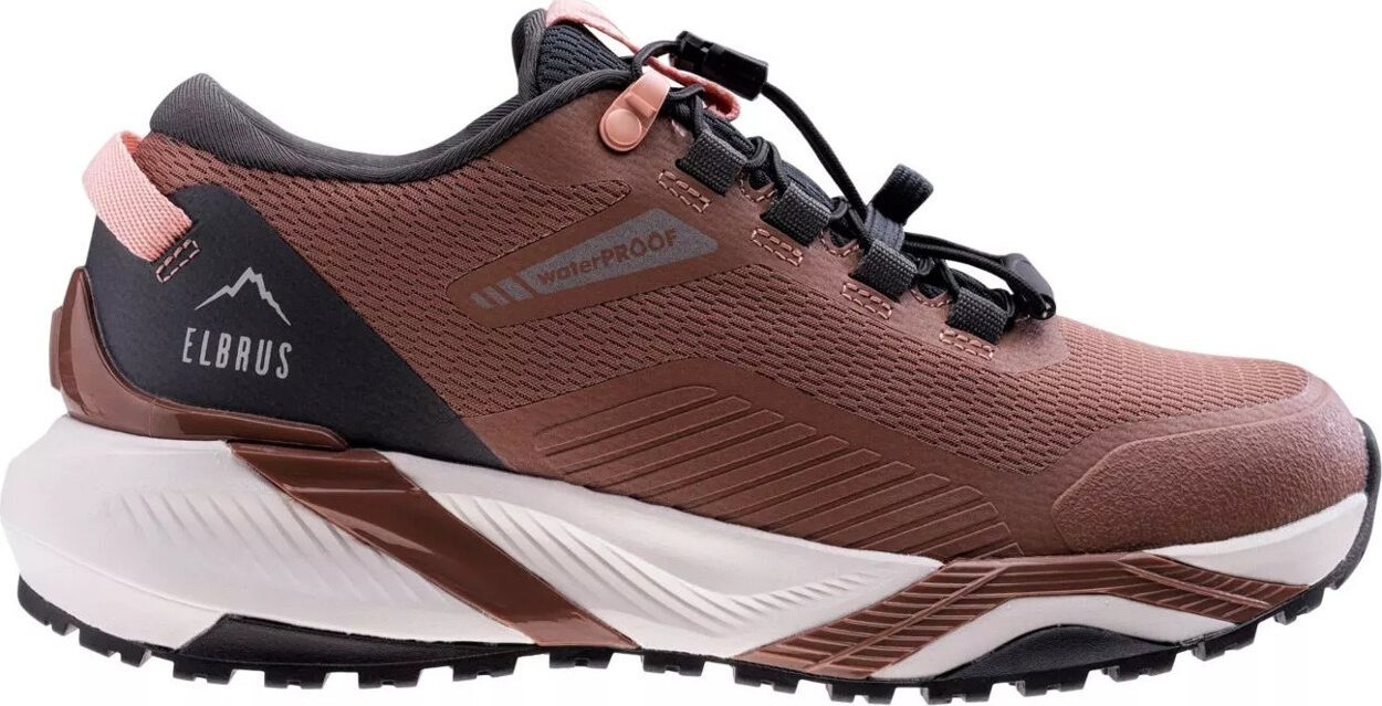Buty trekkingowe damskie Elbrus Damskie buty Elbrus FAREN WP GR WO'S dark rose/asphalt/peach amber rozmiar 38