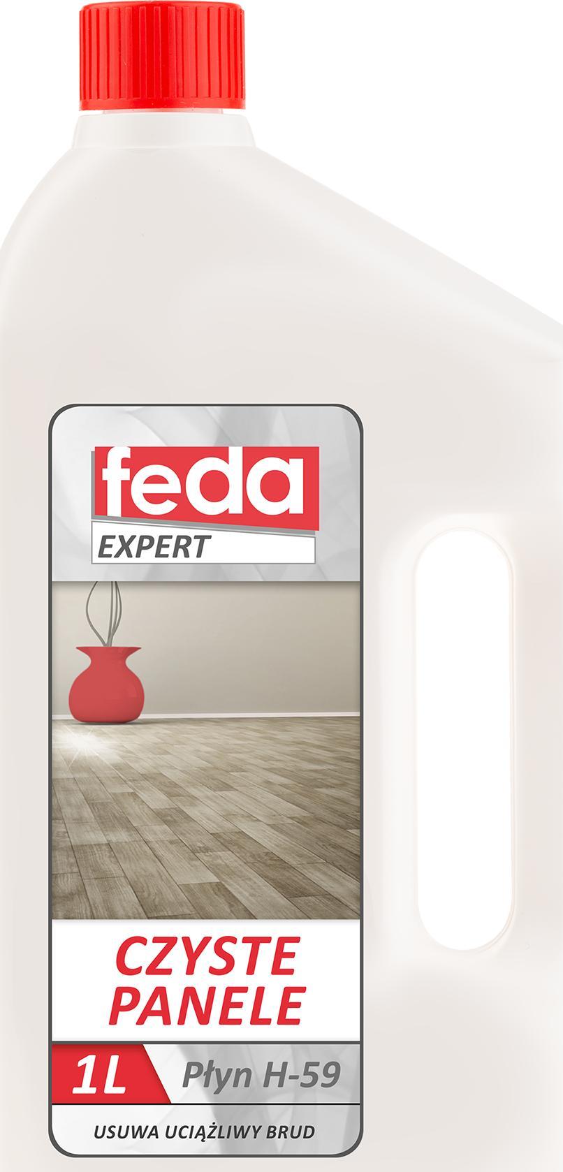 Feda Płyn Do Mycia Paneli Podłóg Czyszczenia Środek 1L Czyste Panele Feda