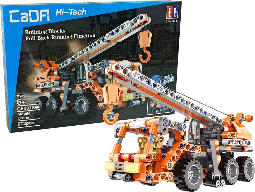 Lean Sport Klocki Konstrukcyjne Ciężarówka Dźwig Cada 272 Elementy