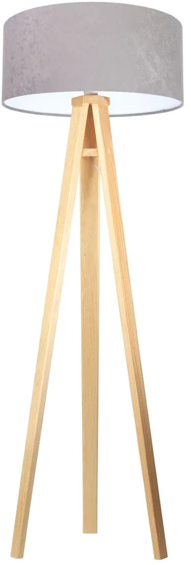 Lampa stojąca HOME 50 szara/biała/sosna BPS KONCEPT