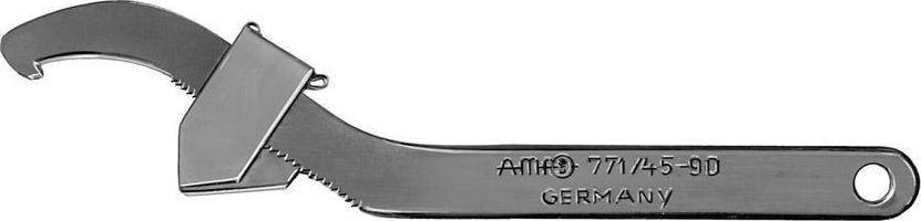 AMF Klucz hakowy z noskiem nastawny 95-165mm AMF