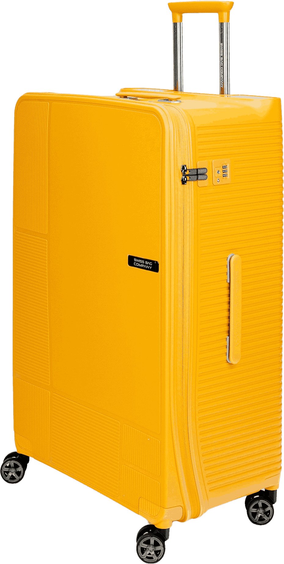 Duża walizka SwissBags Magna 78 cm żółty