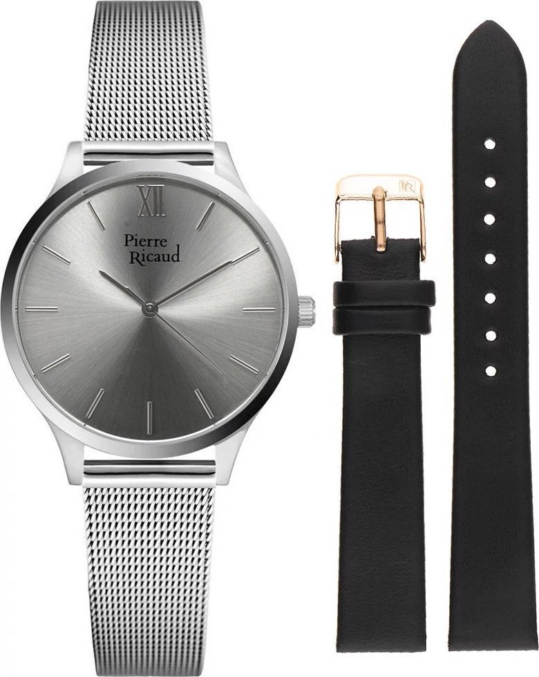 Zegarek Pierre Ricaud Zegarek damski Pierre Ricaud P22045.5163QB-SET srebrny