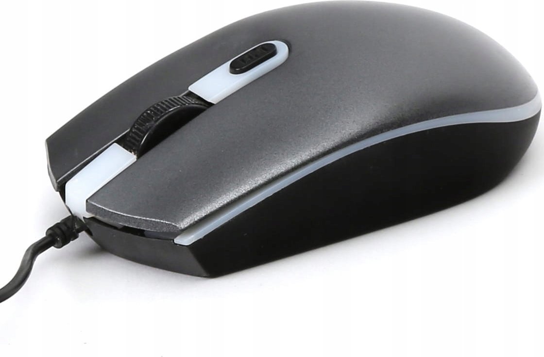 Mysz Omega OMEGA MYSZ MOUSE 1000/1600/2000 DPI RUBBER GRAY [45541]