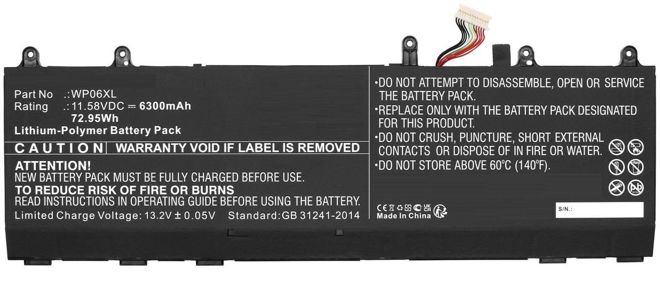 Battery 11.55V 4800mAh