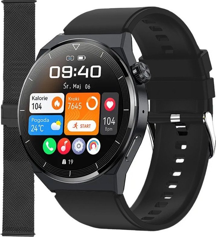 Smartwatch Enter SAT.14.534.144-SET Czarny