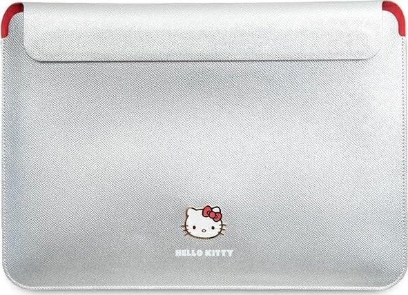 Etui Sourcing Hello Kitty Sleeve HKCS14PGHDLMS 14" silver/silver PU Metal Logo