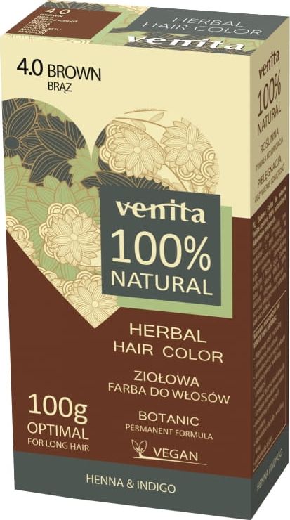 Venita Ziołowa farba do włosów 4.0 Brąz