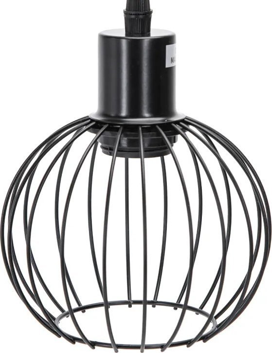 Lampa wisząca Aigostar Żelazna lampa wisząca na żarówkę E27 Żelazna lampa wisząca bez źródła światła E27*3