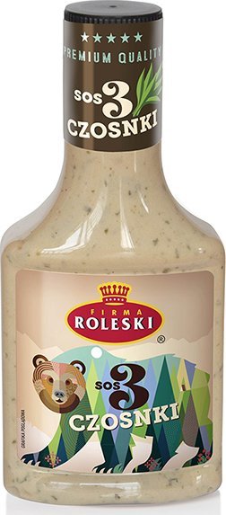 Roleski Roleski Sos 3 czosnki 310 g