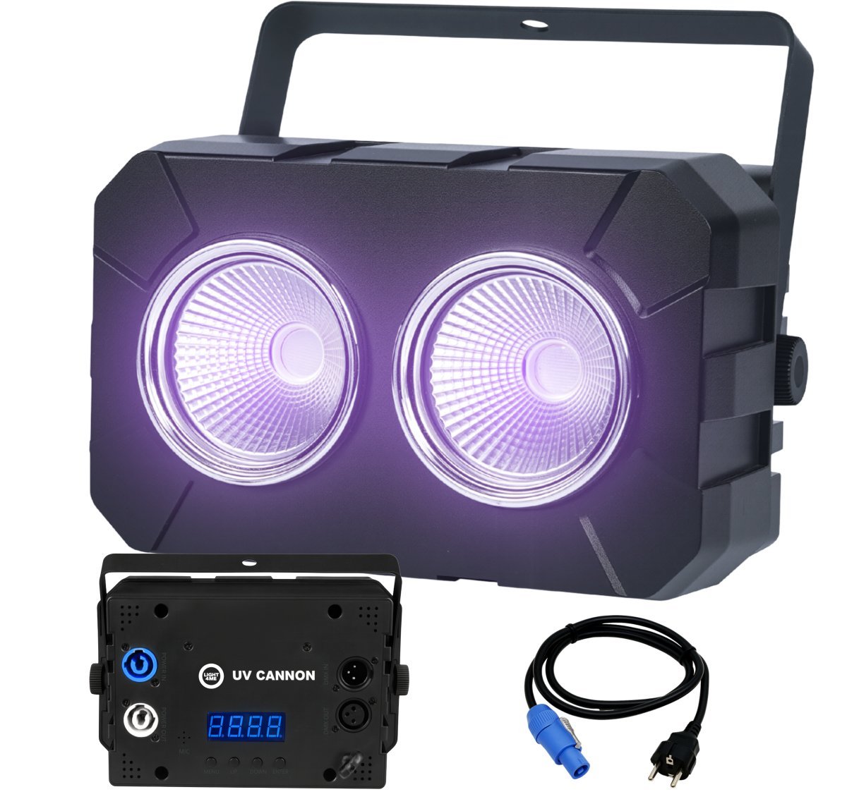 LIGHT4ME UV CANNON blinder sceniczny 2x50W UV COB LED