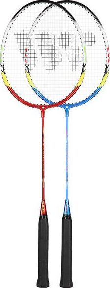 WISH ALUMTEC 329K ZESTAW RAKIET DO BADMINTONA NIEBIESKI+CZERWONY WISH