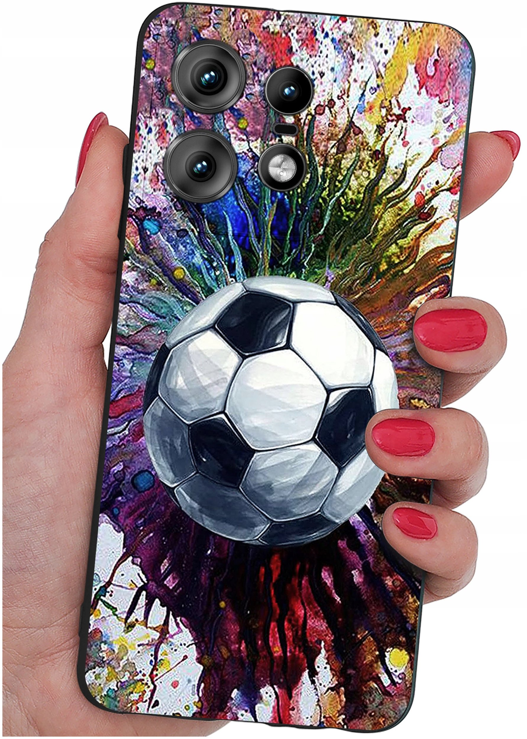 Etui do Motorola Moto EDGE 50 Pro WZORY |SILIKONOWE MATT CASE