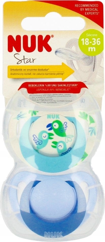 NUK SMOCZEK USP 2EL 18-36M STAR N/G 10739745 1/6