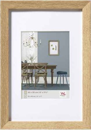 Ramka Walther Fiorito oak 20x30 Wood incl. Passepartout