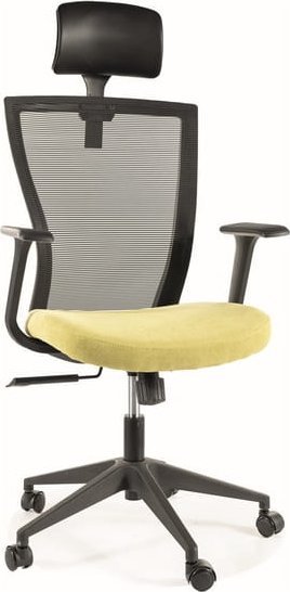 Krzesło biurowe Signal Fotel biurowy obrotowy Q-328H czarno zielony