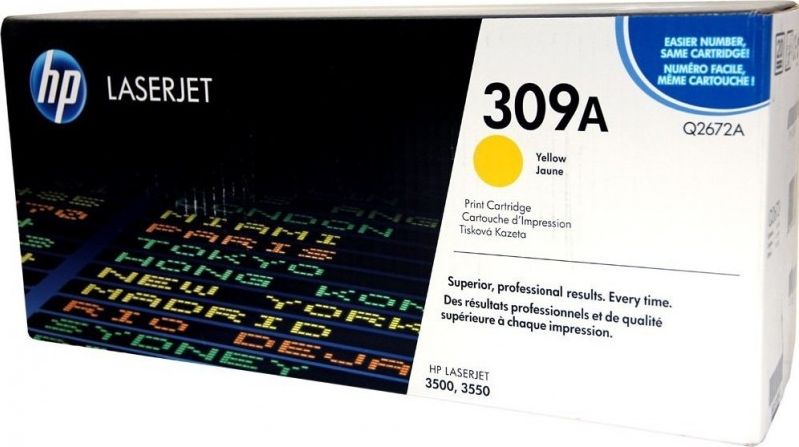 Toner HP 309A Yellow Oryginał (Q2672A)