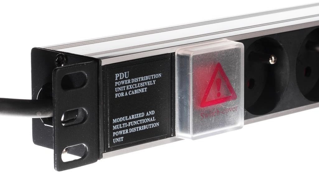 NetRack Listwa zasilająca 19'' 1U 230V/16A 8x typ E (125-19-02)