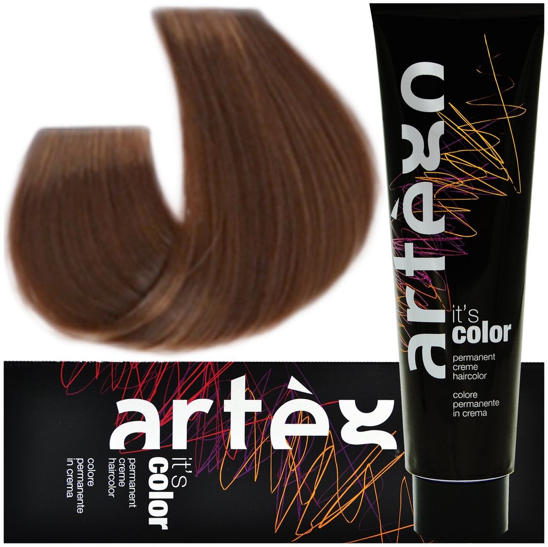 Artego Its Color Farba do włosów w kremie 150ml Ciemny Miedziany Mroźny Blond (6.41 - 6KA)