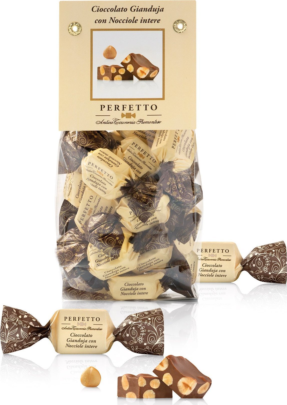Antica Torroneria Piemontese Czekoladowe cukierki PERFETTO GIANDUJA (150g)