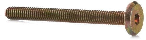 FURNITURE BOLT M6X60 YELLOW. 20 PCS