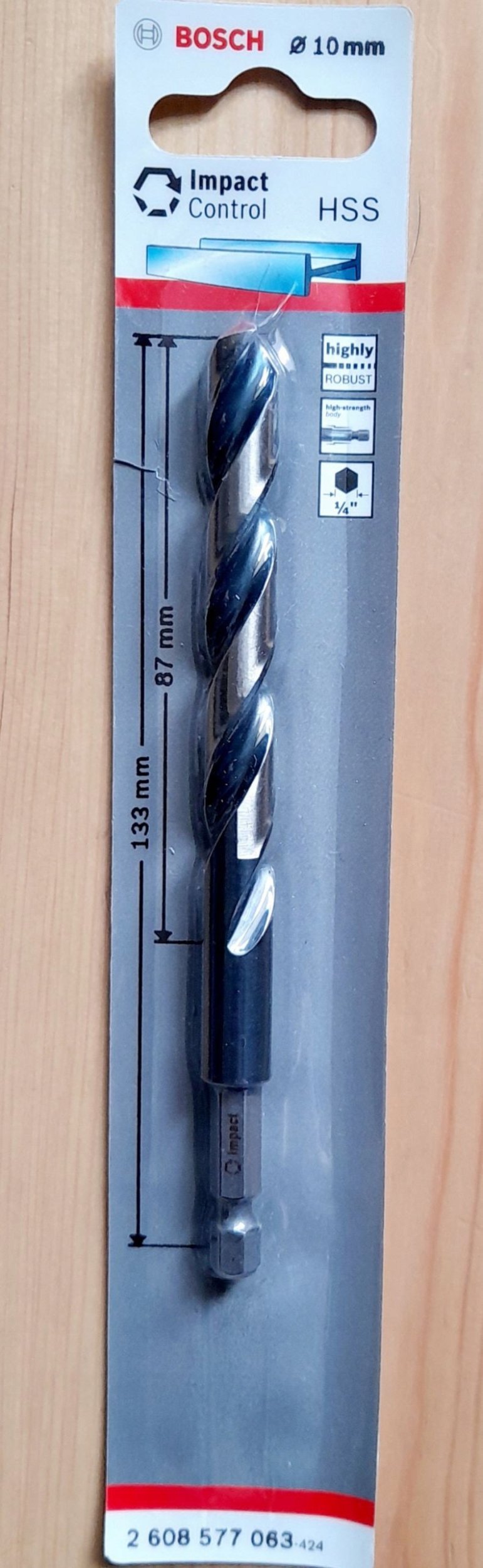 Wiertło HSS Impact Control 10,0mm