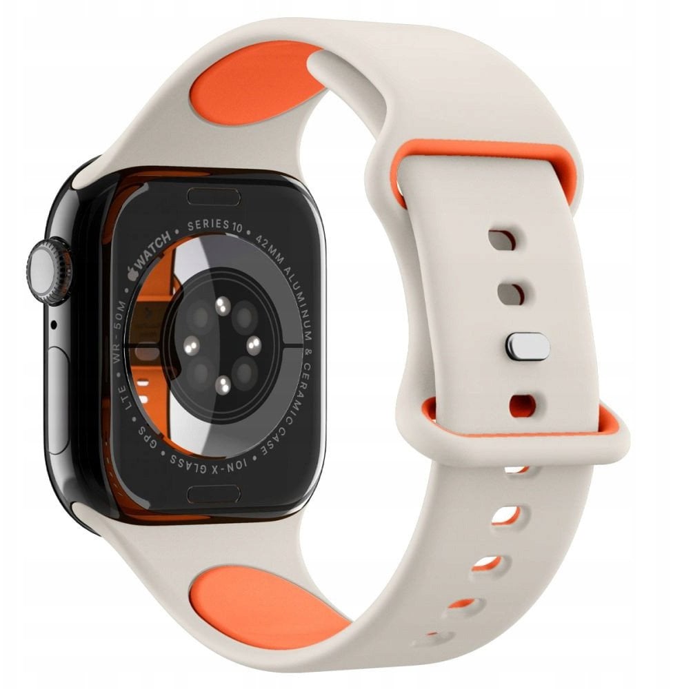 SPIGEN NANO POP APPLE WATCH 6 / 7 / 8 / 9 / 10 / SE (40 / 41 / 42 MM) ORANGE BEIGE