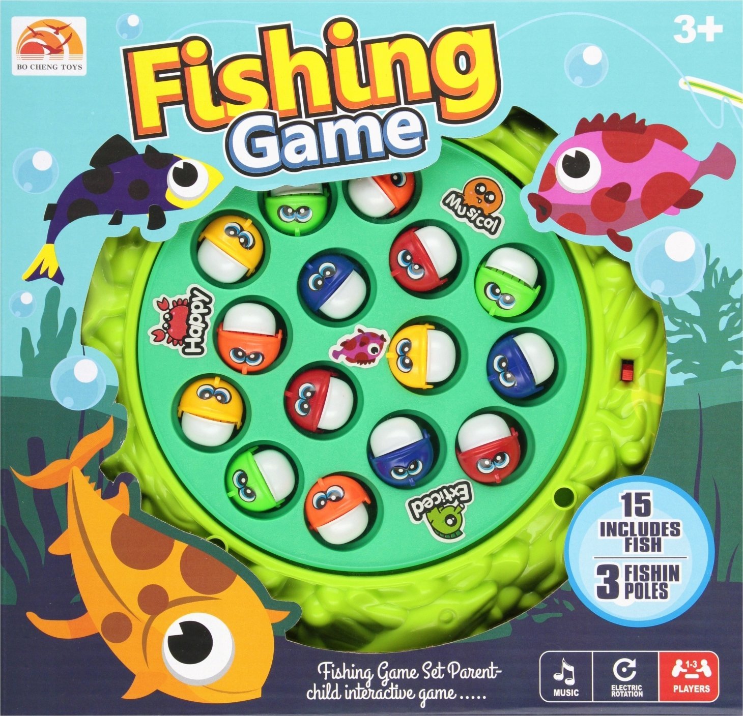 Mega Creative GRA RYBKI B/O 23X22X4 MC WB 48/96