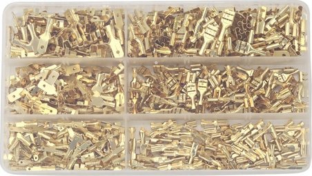 LeanToys Zestaw konektorów samochodowych kablowych 600szt