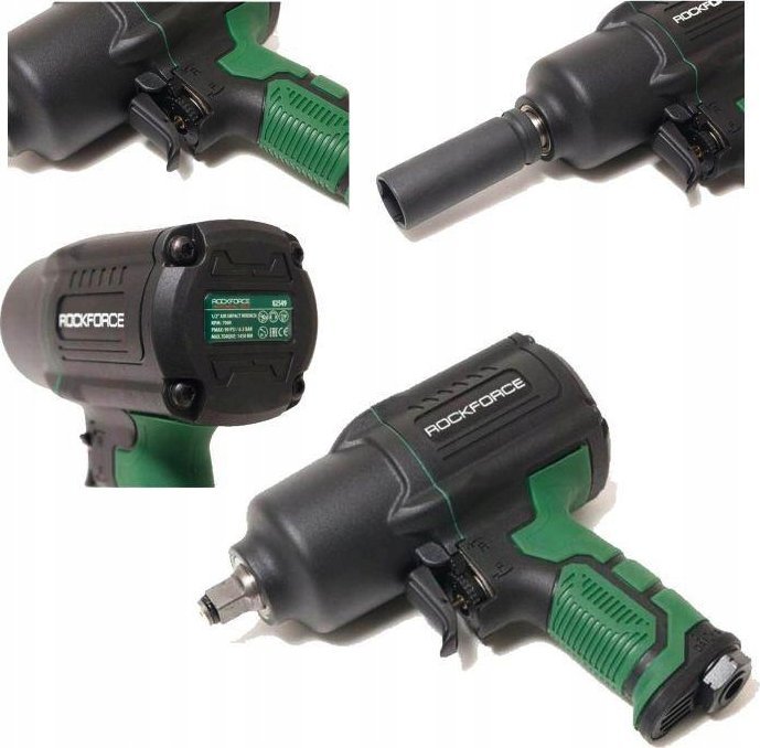 Klucz udarowy Rockforce KLUCZ PNEUMATYCZNY 1450Nm 1/2" TWIN HAM MER