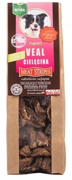 Milord Przysmak dla psa cielęcina w kawałkach 80 g