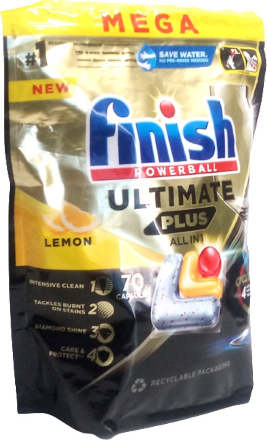 Finish Tabletki do zmywarki UltimatePlus 70szt
